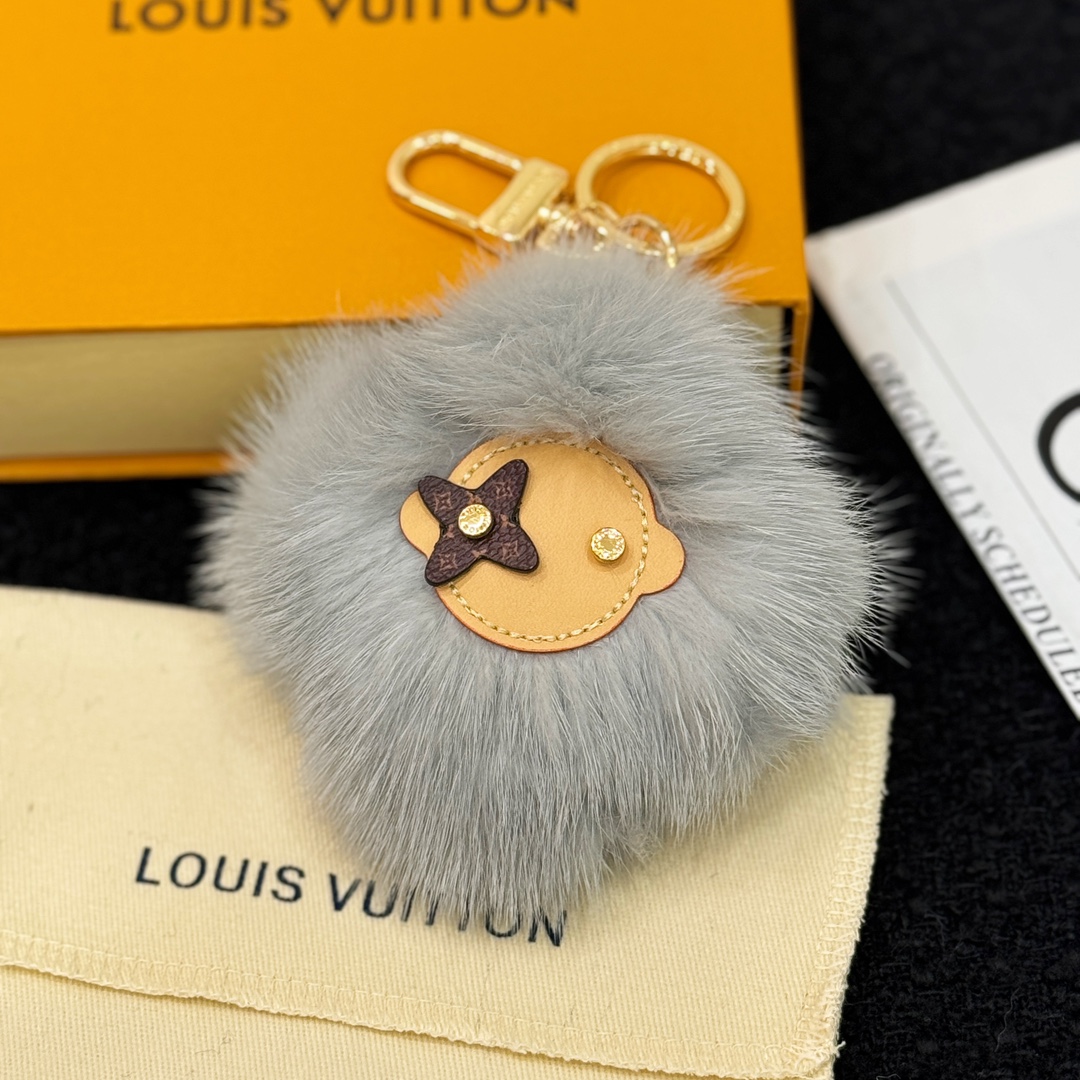 LV Vivienne Fur Key Holder and Bag Charm M00894